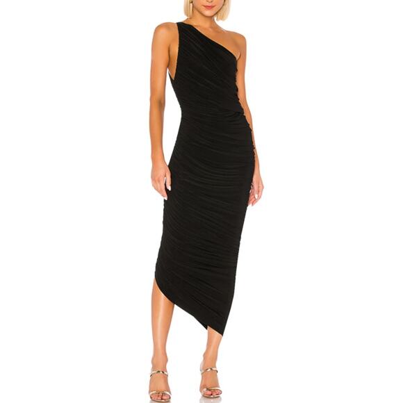 Norma Kamali Dresses & Skirts - Norma Kamali Diana One Shoulder Gown in Black Size M